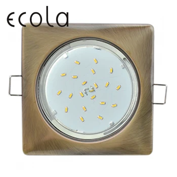 

Ecola gx53 h4 downlight recessed square for lamp gx53 square without reflector 107x41