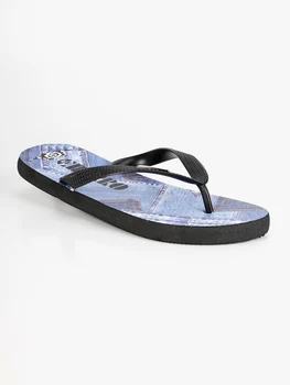 

Man's summer black flip-flop fashion Flip Flops Slippers beach shoes