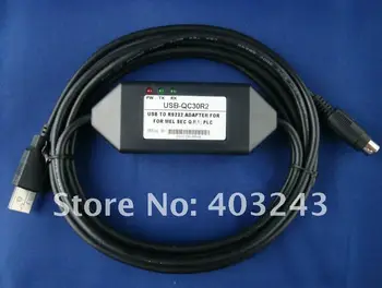 

High Grade Diamond Shape USB-QC30R2 USB tp RS232 Programming Cable for Mitsubishi Q series PLC