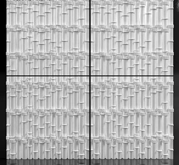 

Plastic Molds Plastic forms, plastic 3D decorative wall panels "Bamboo" for gypsum, Price for 1pcs unique design
