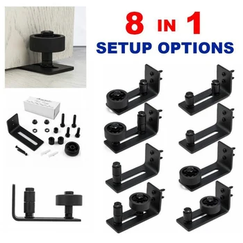 

Barn Door Floor Guide Stay Roller Adjustable Wall Mount Guide 8 Different Setups