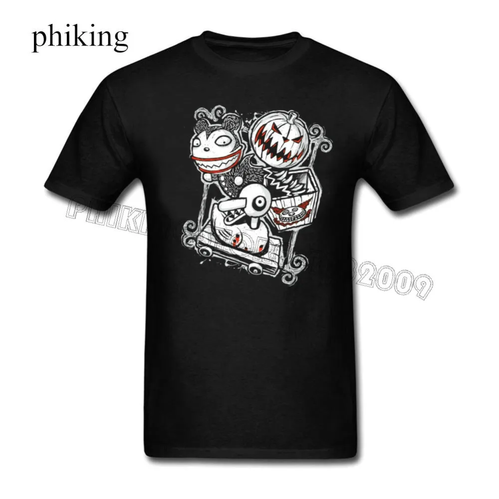 Custom Shirt Printing Men's Short O-Neck Scary Toys T Shirts | Мужская одежда