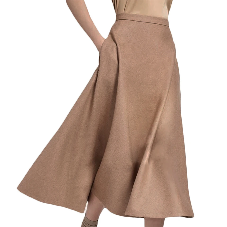 full flared long skirts