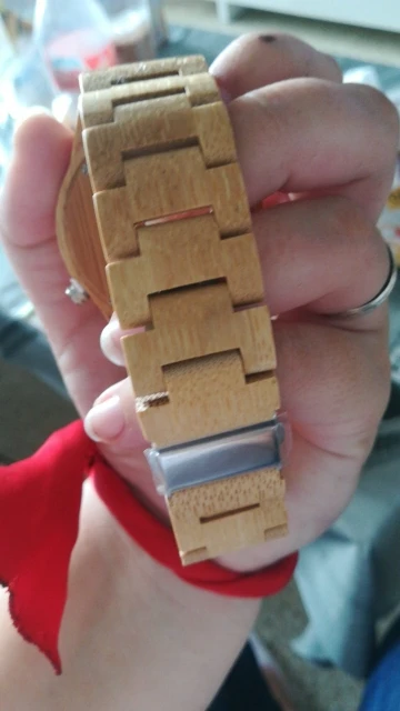 BOBO BIRD Luminous Hand Made Natural Bamboo Watch