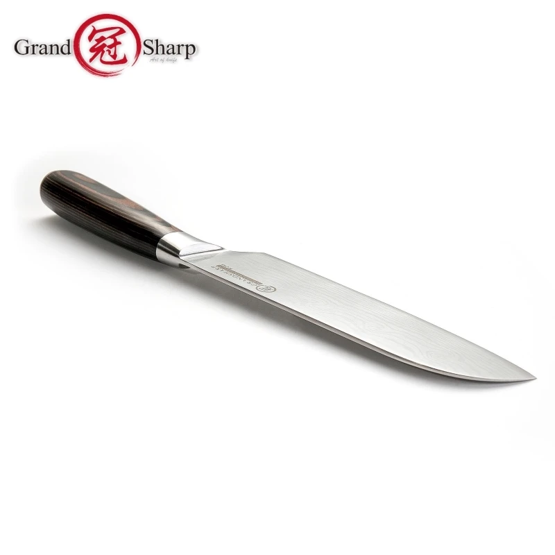 Santoku нож 7 дюймов немецкий Высокоуглеродистый шеф повара из нержавеющей стали