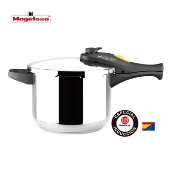 

MAGEFESA Style Pressure cooker Super fast easy Use, Steel stainless 18/10, fit for Todo type kitchens, induction
