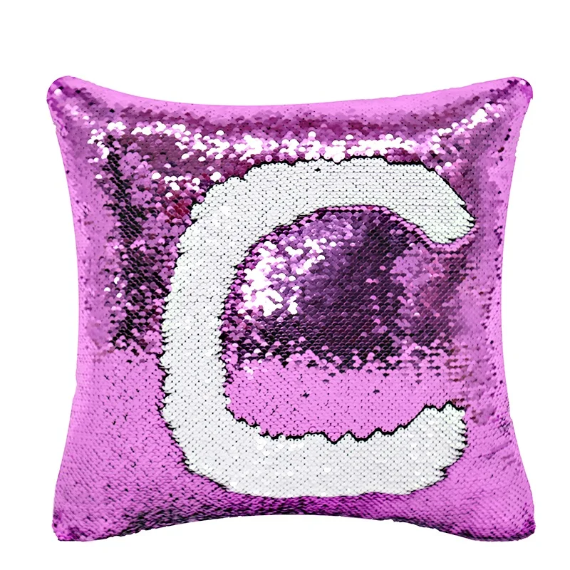 

Newest Sequin Pillowcase for Sublimation 40x40cm Top Quality Shine Pillow Cover Hot Sell Magic Pillowcase Decoration 100pcs