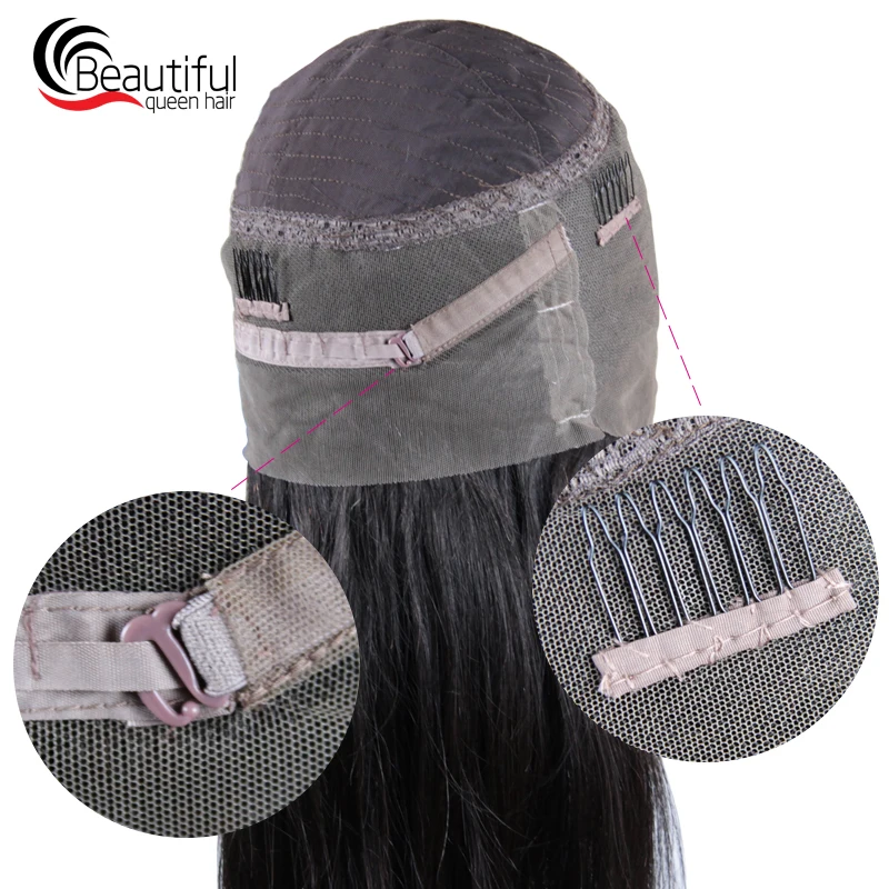 360 lace frontal wig straight