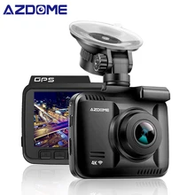 AZDOME GS63H 4 K Costruito nel GPS WiFi Dvr Auto Registratore Dash Cam Veicolo A Doppia Lente Videocamera vista posteriore di Visione Notturna Videocamera dashcam