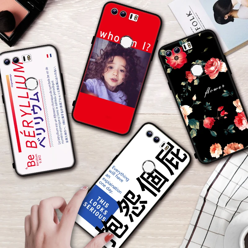 Мультфильм Чехол для Huawei Honor 8 случае Крышка Модели honor8 lite дело мягкие Силиконовые