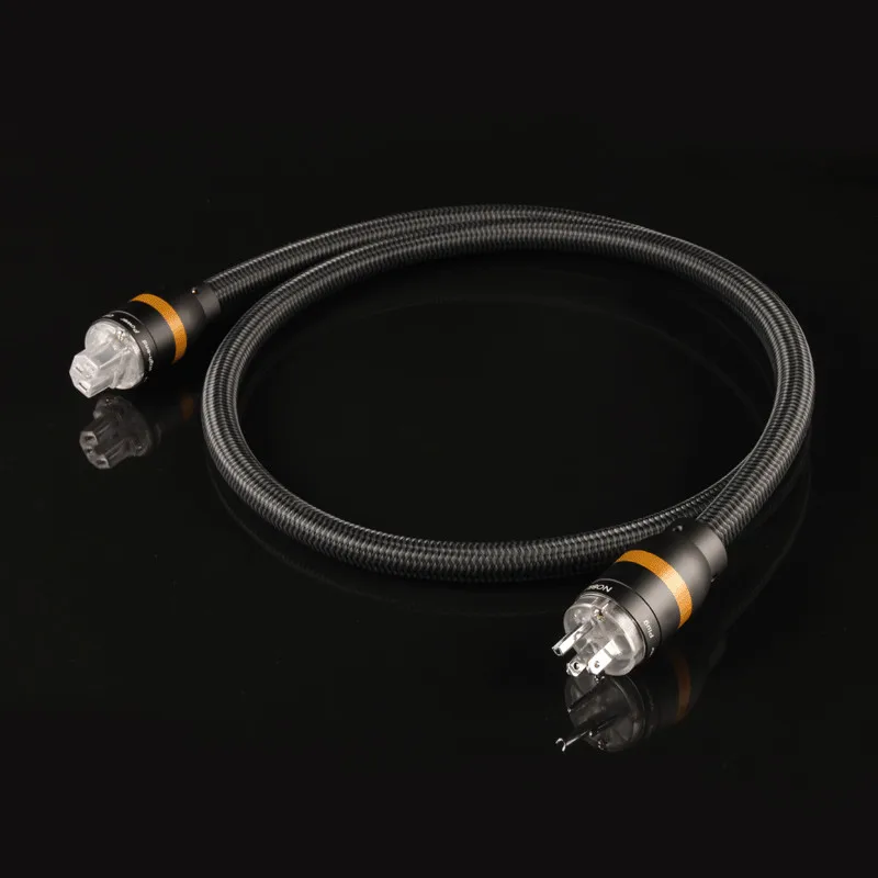 XIANZUN M-380DY Oxygen-free copper silver plated power cord Audio amplifier American standard HiFi power cord XIANZUN M-380DY Oxygen-free copper silver plated power cord Audio amplifier American standard HiFi power cord