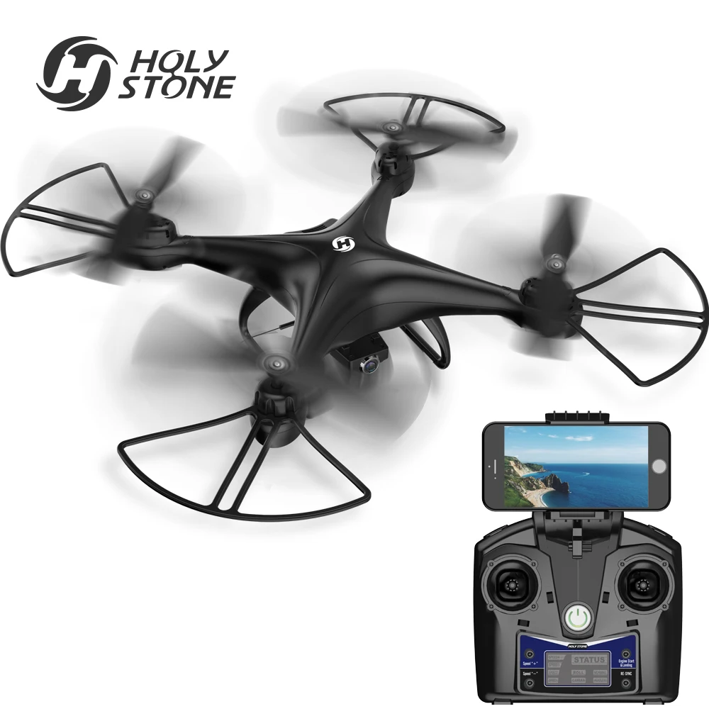 

[EU USA Stock] Holy Stone HS110D 720P HD Wifi Camera FPV RTF Drone with 4G TF Helicopter Quadcopter Compatiable 3D VR EU No Tax