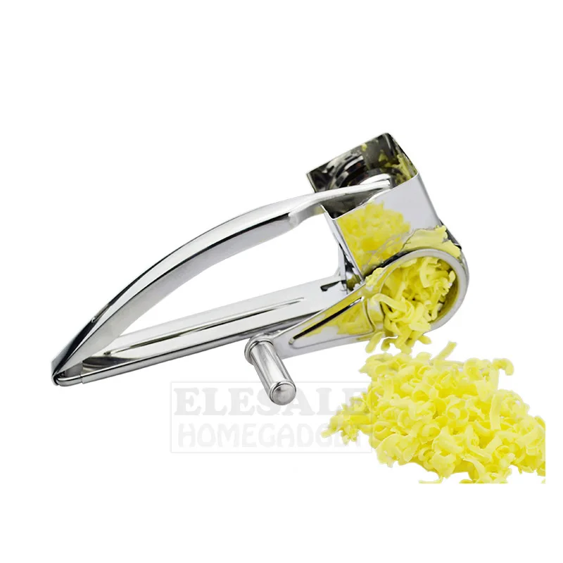 

High Quality Hand Rotary Cheese Grater Stainless Steel For Vegetables Chocolate Butter Slicer Grater Kitchen