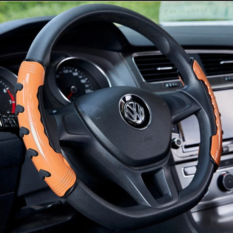 

CHIZIYO Newest Design Car Steering Wheel Cover High-grade Universal Anti-slip Handle Interior Accessories