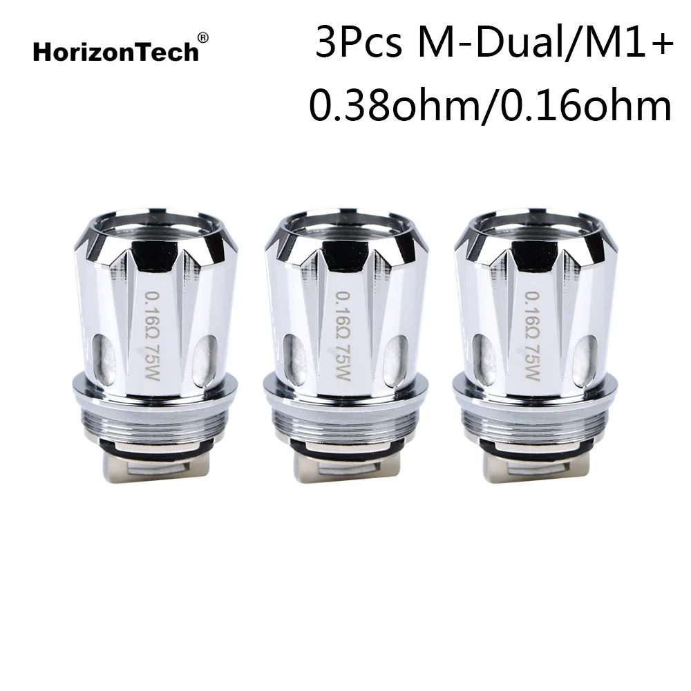 

Original 3Pcs HorizonTech Falcon King M-Dual Coil/M1+Core Vape 0.38ohm/0.16ohm Coil Head For Falcon King Tank E Cigarettes