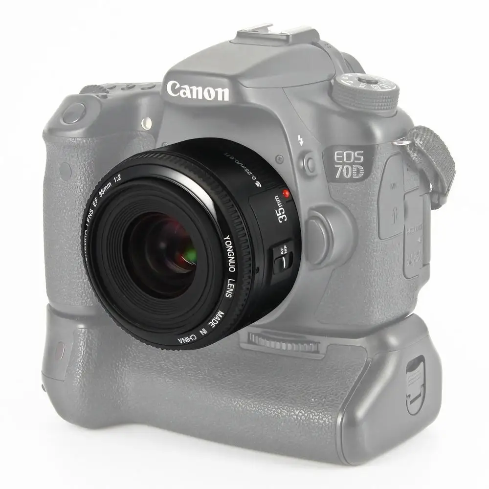 Yongnuo 35mm lens YN35mm F2 lens Wide-angle Large