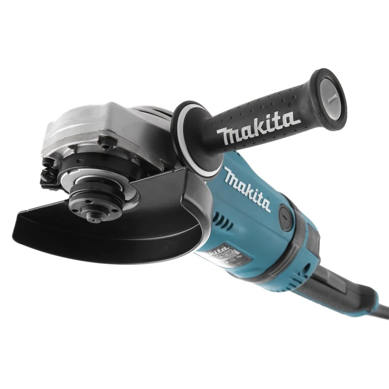 Машина шлифовальная угловая Makita GA7040SF01 (Мощность 2600 Вт, диаметр диска 180 мм, скорость вращения 8500 об/мин, плавный пуск, дополнительная рукоятка)