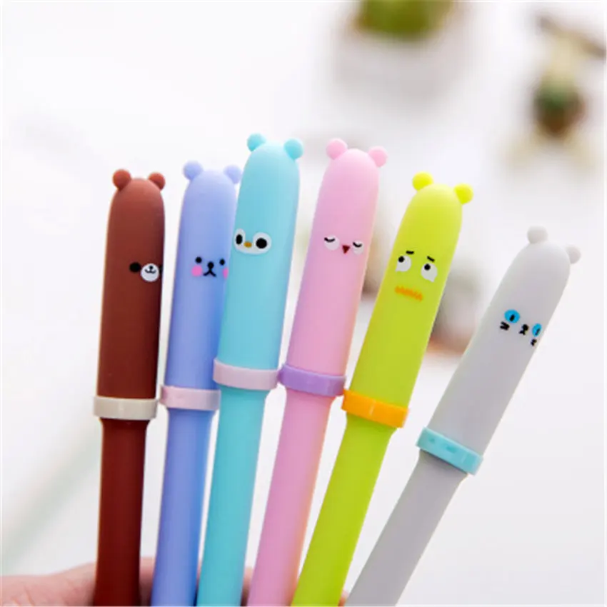 Panfelou канцелярские ручка нейтральной милые животные выражение офисные papeleria и