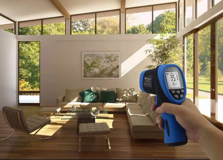 HoldPeak HP-1500 Digital Infrared Thermometer -50~1500 Non Contact laser Thermometer Temperature Meter LCD Display Thermometer HoldPeak HP-1500 Digital Infrared Thermometer -50~1500 Non Contact laser Thermometer Temperature Meter LCD Display Thermometer