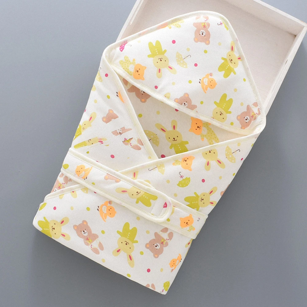 

Autumn new baby Receiving blanket newborn baby cotton envelope Receiving blanket baby infant warm bedding 80*80cm