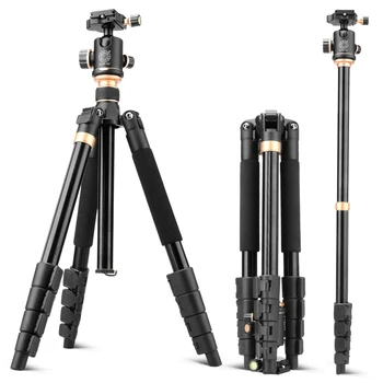 

157cm New tripe celular Aluminum camera tripod monopod for video dslr digital camera 13kg load treppiede trepied photo