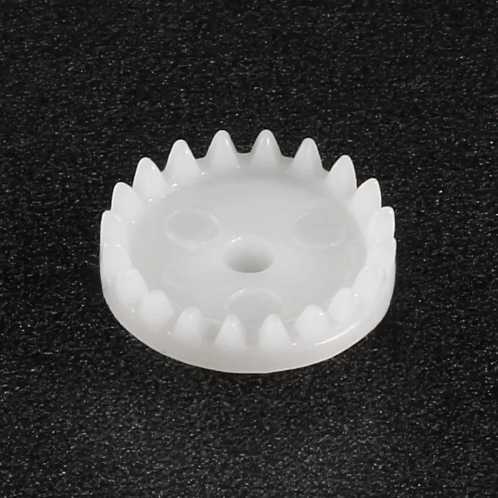 Uxcell 50 шт./лот C202/C282A пластиковая белая шестерня 20/28 зубьев игрушки аксессуары 2 мм