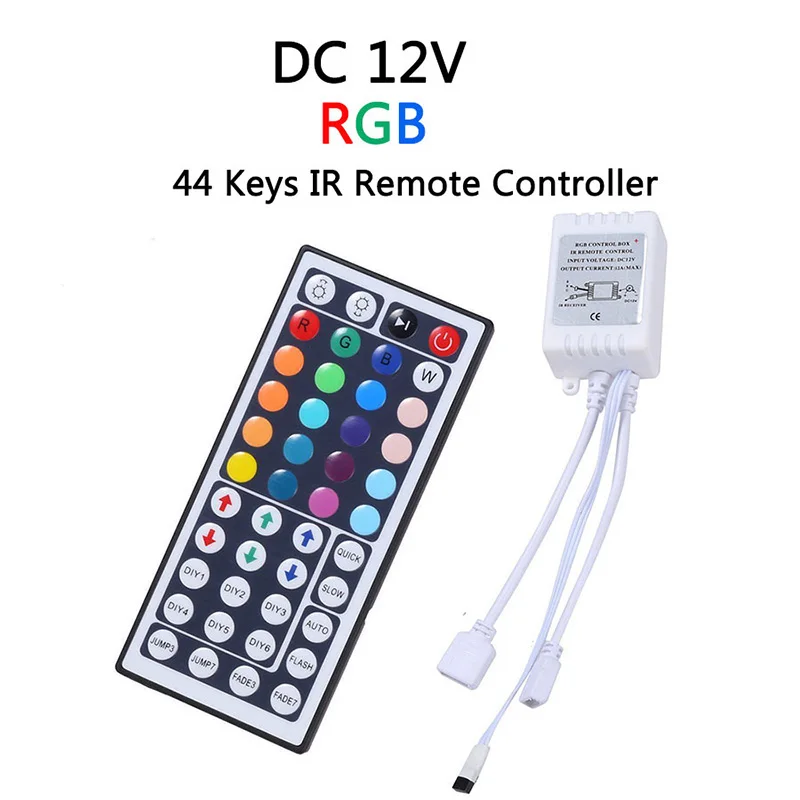IR RF Wireless Music Remote Control RGB RGBW Controller Dimmer 11 17 20 24 40 44 Keys for 5050 5630 2835 3528 LED Strip Light (22)