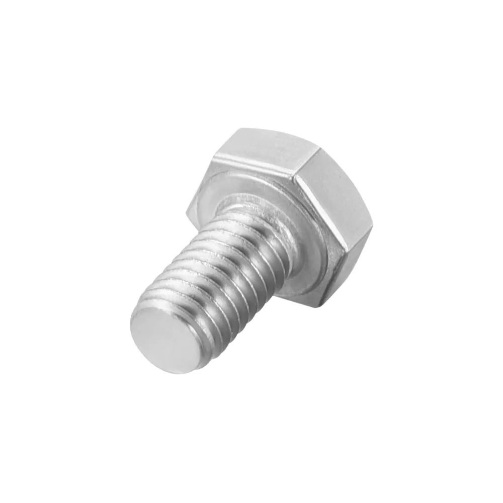 

UXCELL 30Pcs Hex Screw Bolts Metric M6x12/16mm 304 Stainless Steel Fully Threaded Hexagonal Screw Bolt Silver For Appliance
