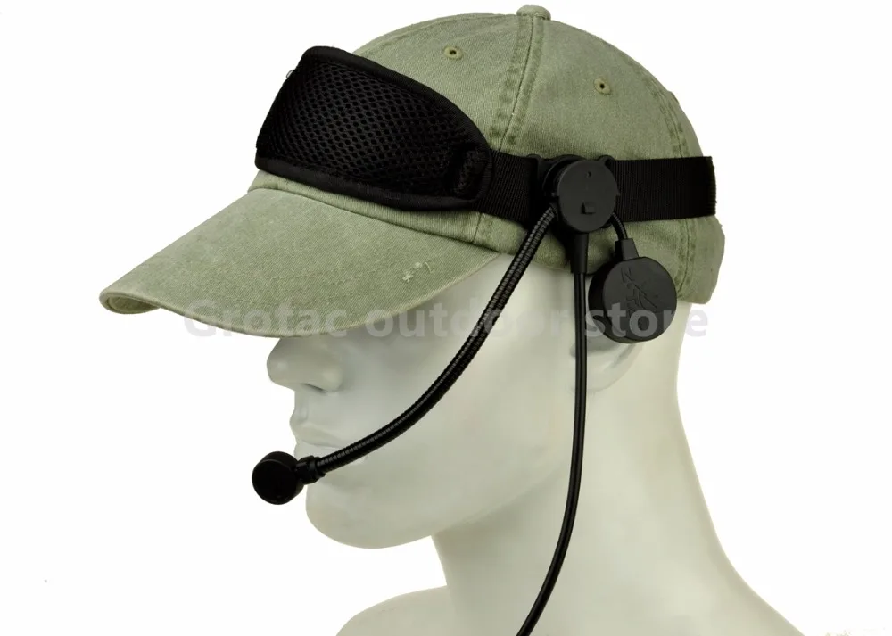 

Z-Tactical Military Airsoft Headset Adjustable Durable Outdoor Hunting Communication Headphone without PTT Adapter Z043