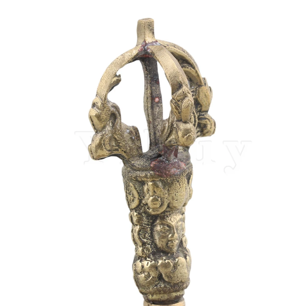 Yibuy Medium Size Golden Color Buddhist Prayer Bell Cymbals Bells Vajra Yibuy Medium Size Golden Color Buddhist Prayer Bell Cymbals Bells Vajra