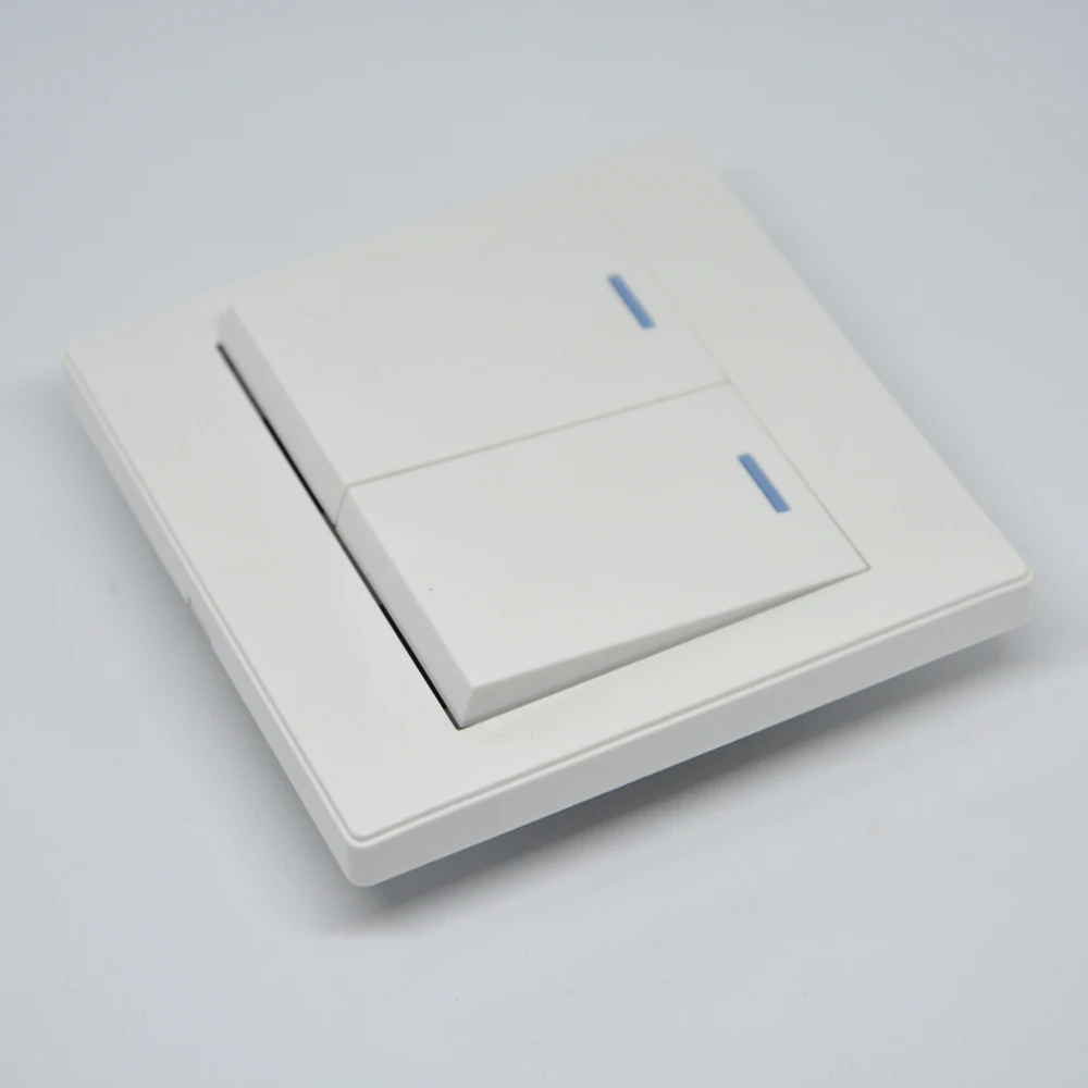 10Pcs Wall Mounted 86mm Door Access Control System Exit Button Release Switch 2 in 1 Panel NO to NC Signal Lamp Switch 10A