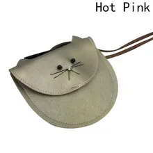 Горячая маленькая кошка сумка для детей для маленьких девочек милое портмоне «кошка» мини-сумка через плечо детская маленькая сумка