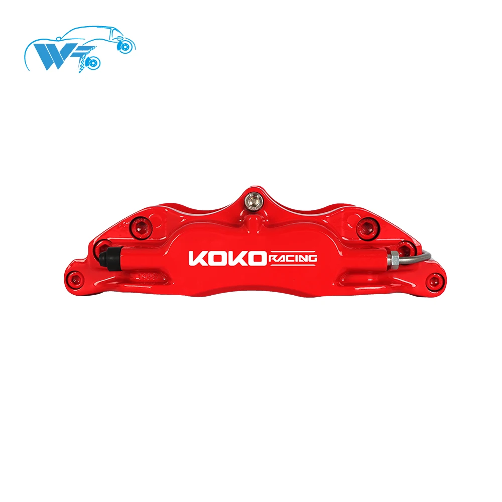 KOKO RACING upgrade автомобильные тормозные системы WT5200 красный тормозной суппорт прочный тормозной ротор переднее колесо 17 дюймов hubfor Audi A4 B8