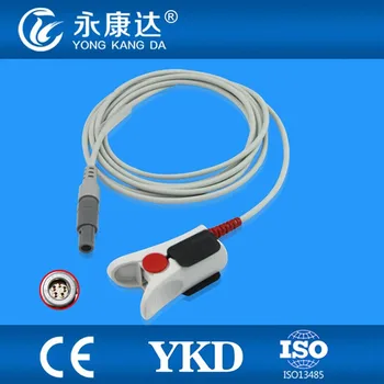 

Compatible Mindray PM9000 Adult finger Clip spo2 sensor 3M 5pin TPU cable