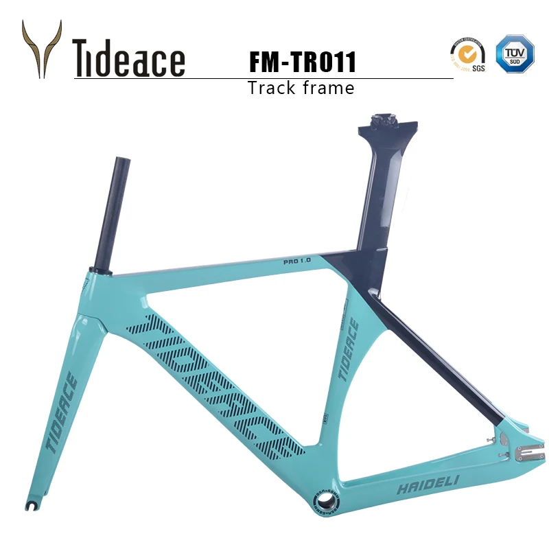 

Tideace high quality Carbon track bike frame with fast shipping carbon fiber track bicycle frameset 48 51 54 57cm