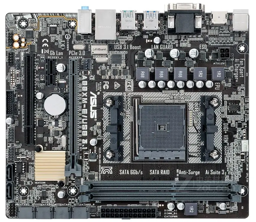 Розетка FM2/FM2 + для ASUS A88XM-E/USB 3 1 оригинальный используемый Рабочий стол AMD A88X FM2
