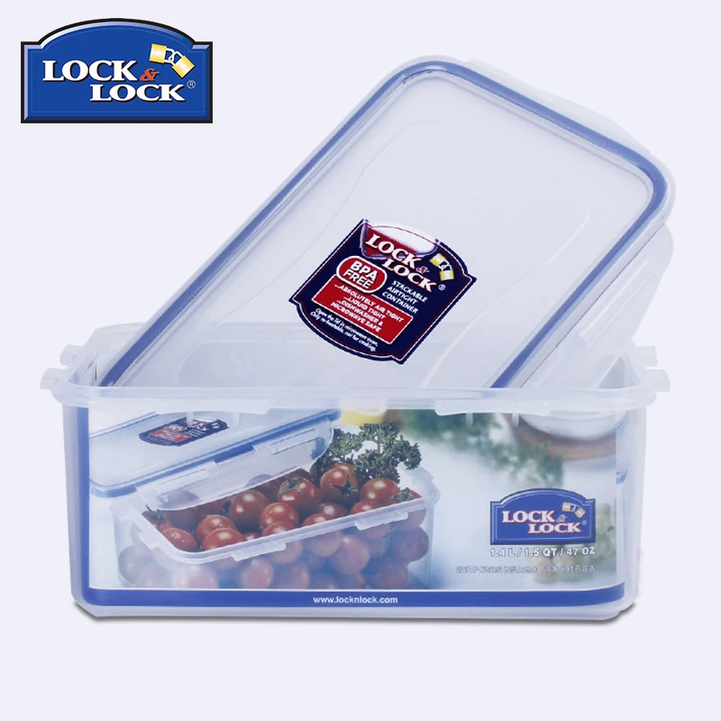 

Authentic deduction plastic crisper seal utility lunch box lunch box HPL817H /1.4L