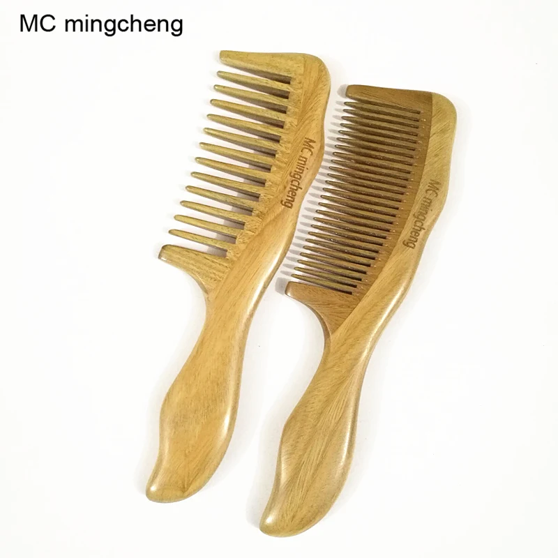MC Brand 18cm Natural Sandalwood Comb Wooden Massage Combs Hair Styling