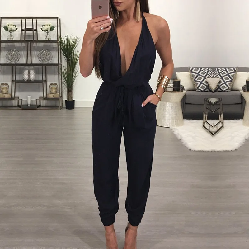 Jumpsuits Rompers 2018 New Sexy Hot women's condole hang