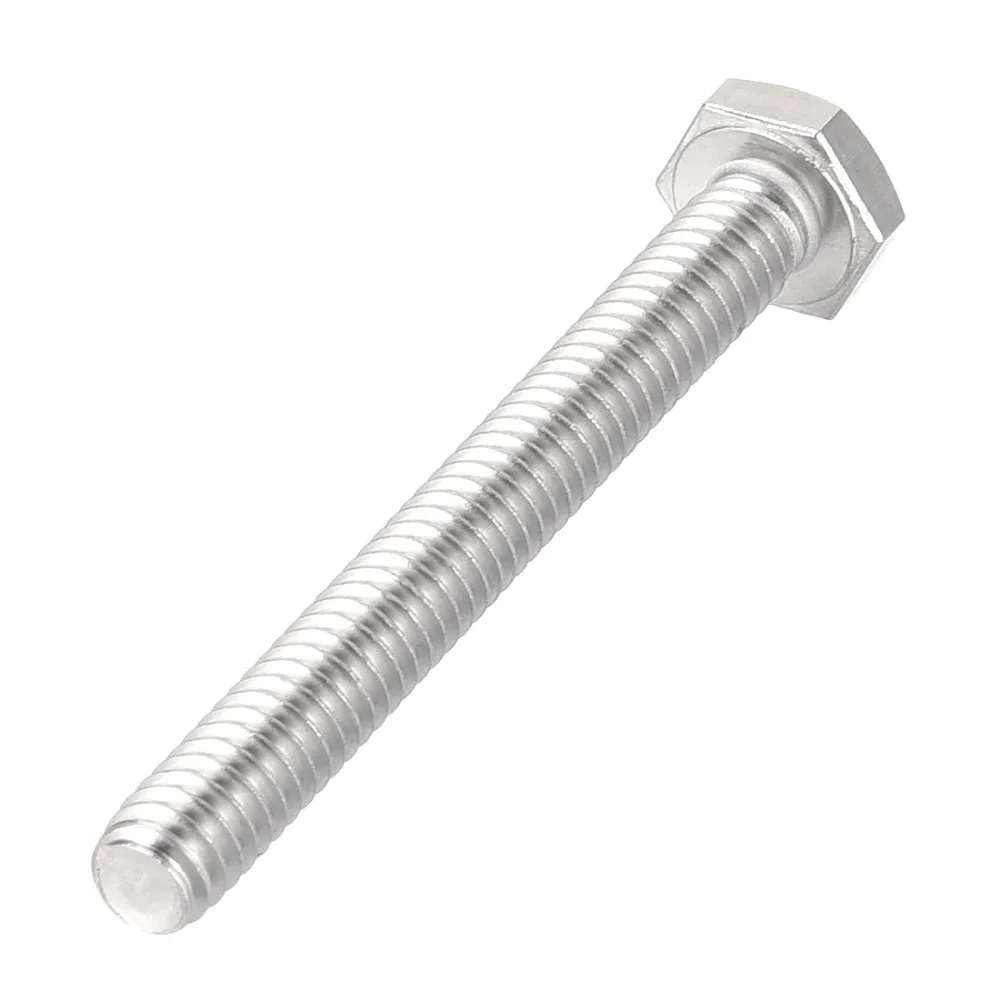UXCELL 5Pcs 1/4 20x2 1/4" 304 Stainless Steel Hex Head