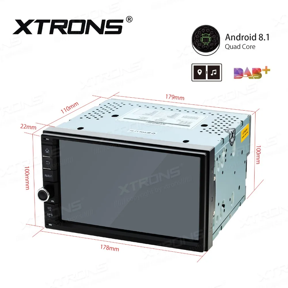XTRONS 2 Din 7 ''Android 8 1 универсальный автомобильный мультимедийный Радио стерео