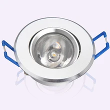 10 шт./лот мини светодиодный светильник 1 Вт 3 Вт высокой мощности Светодиодный светильник для шкафа/Точечный светильник светодиодный потолочный светильник AC85-265V