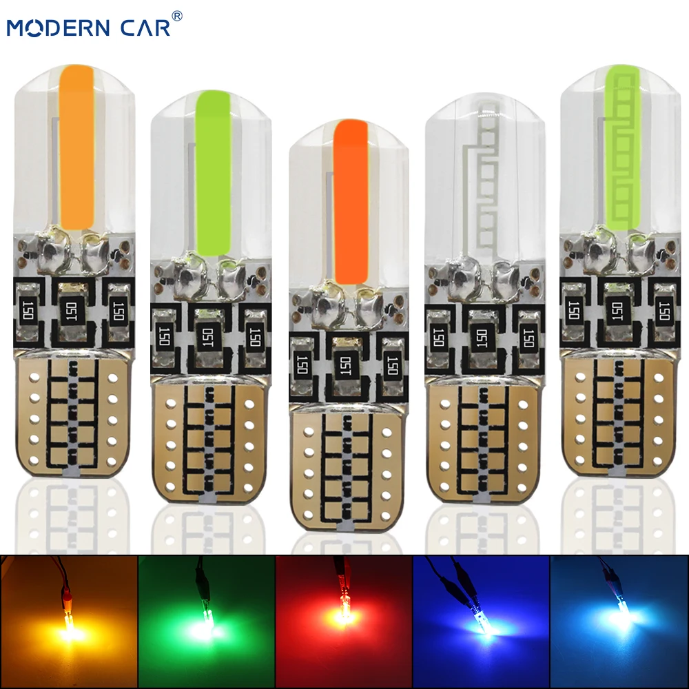 MODERN CAR 2x T10 COB W5W LED Car Light Bulbs 2SMD Marker Lamp WY5W Tail Side Bulb Wedge Parking Dome Lights Interior Lightting MODERN CAR 2x T10 COB W5W LED Car Light Bulbs 2SMD Marker Lamp WY5W Tail Side Bulb Wedge Parking Dome Lights Interior Lightting