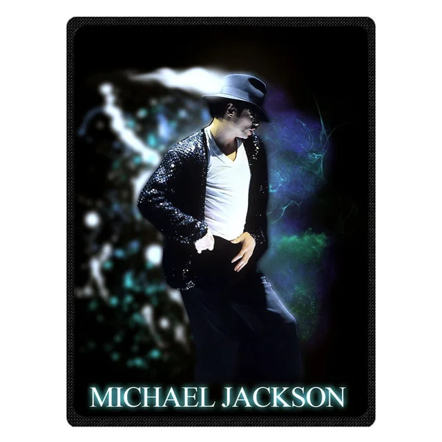 michael jackson Throw Blankets Customized Blanket Manta Coral Flannel