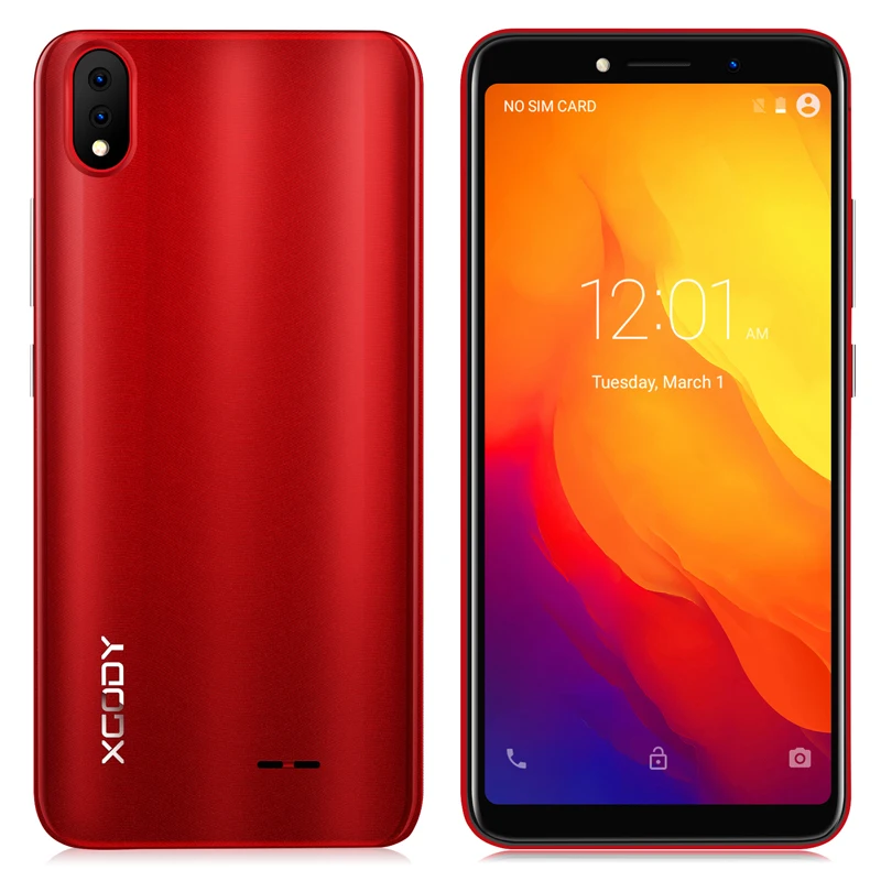 XGODY P20 3G 5.5 Inch Smartphone 18:9 Full Screen Mobile Phone Android 8.1 2GB 16GB MTK6580 Quad Core 5MP GPS Telefone Celular