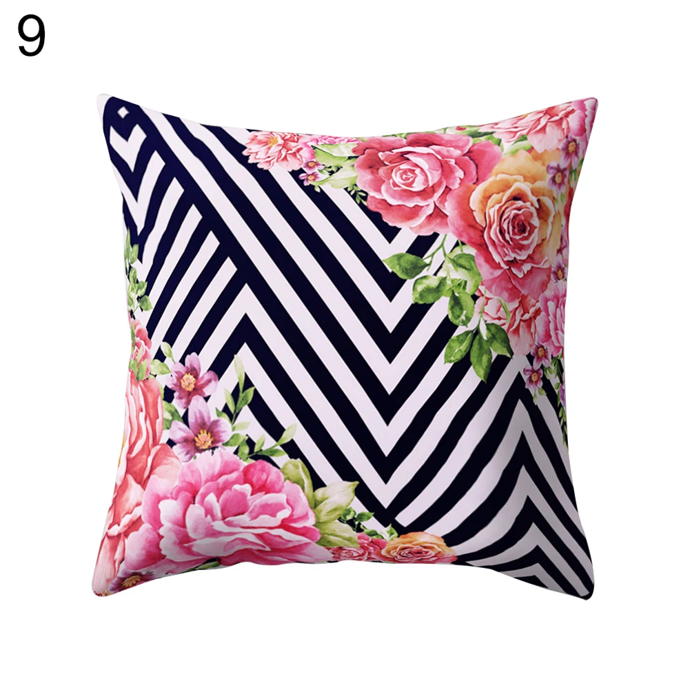 Современный дом Цветочный принт Наволочки кровать талии Пледы|printed pillow case|pillow case