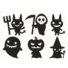 Wall Sticker Halloween Home Decor Vinyl Removable Art Wall Decal For Children Bedroom