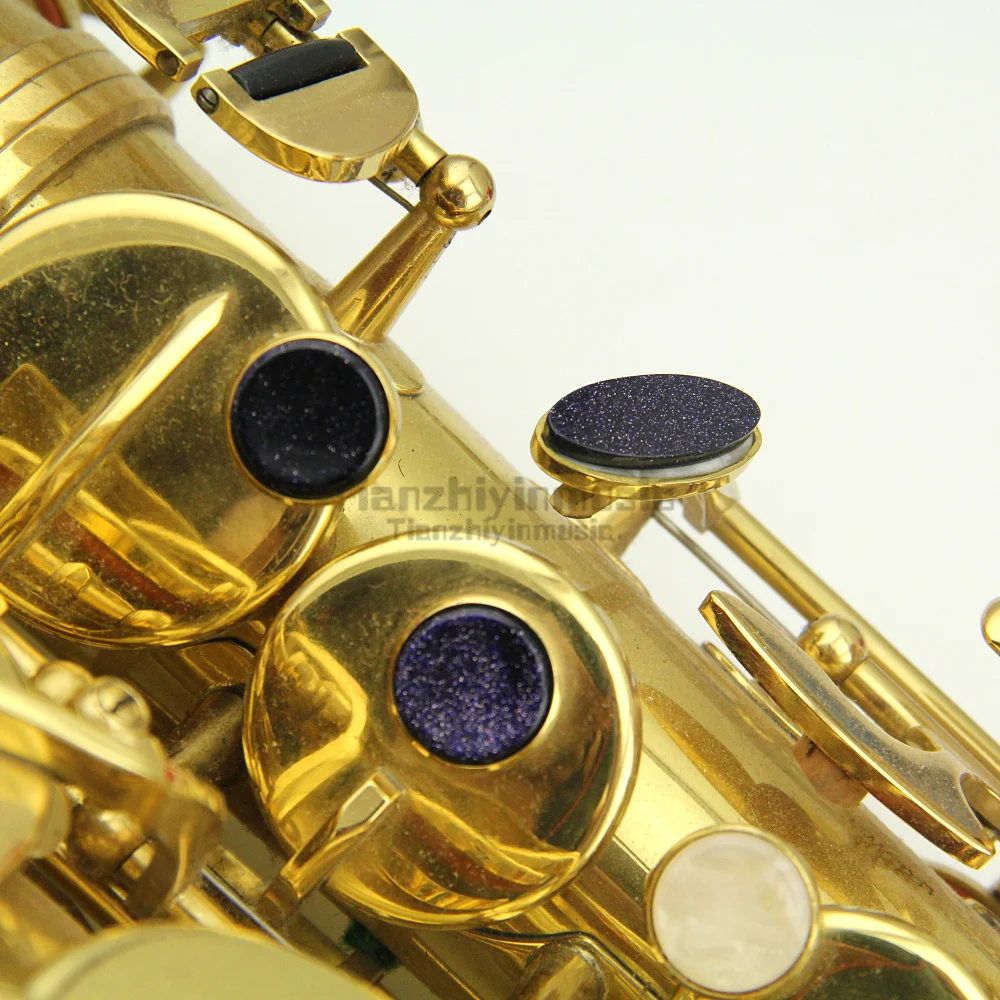 1set=9pcssaxophone Real Mother Of Pearl Key Buttons Inlays Sax Part