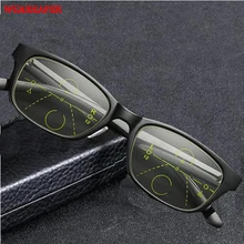 WEARKAPER прогрессивные многофокусные очки для чтения линз для мужчин Oculos De Grau дальнозоркость бифокальные спортивные очки
