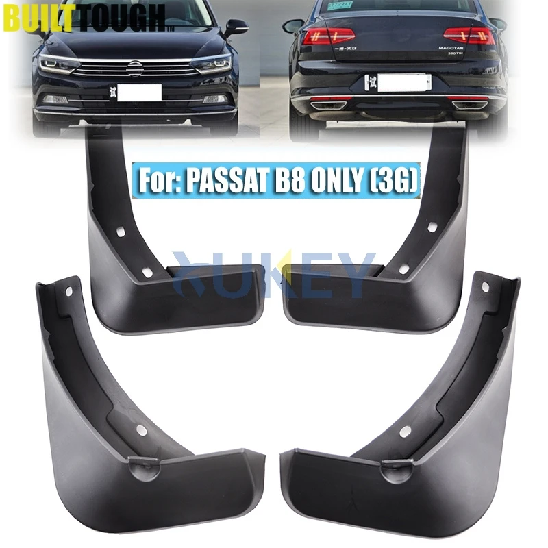 Auto-Dekorationssatz Auto-Gummi-SchmutzfäNger KotflüGel-KarosseriebeschläGe Vorne Hinten Spritzschutz FüR VW Passat B8 Wagon Estate 2015~2020 Auto-Dekorationssatz Auto-Gummi-SchmutzfäNger KotflüGel-KarosseriebeschläGe Vorne Hinten Spritzschutz FüR VW Passat B8 Wagon Estate 2015~2020